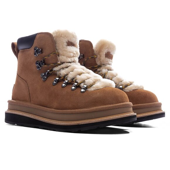 NEW. UGG SACAI HIKING BOOTS CHESTNUT - Picture 3 of 3